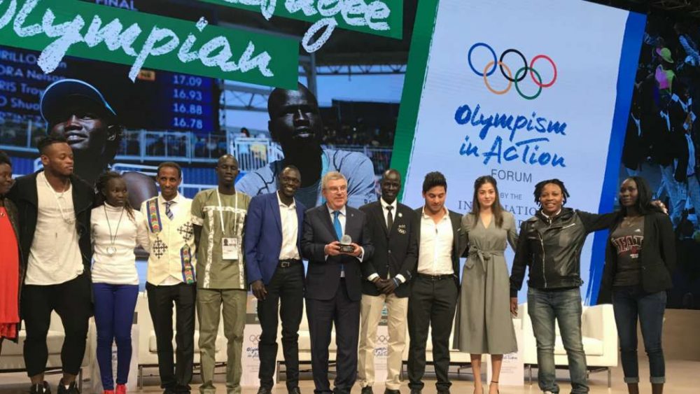 ACNUR, premiado con la Copa Olímpica por su contribución al deporte