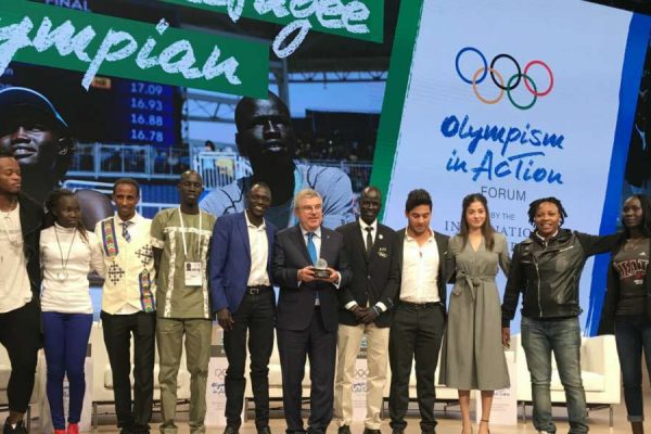 ACNUR, premiado con la Copa Olímpica por su contribución al deporte