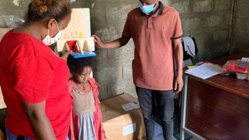 Etiopía: Personal de enfermería desplazado proporciona atención médica