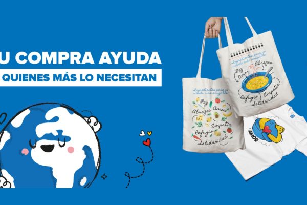 Tu compra ayuda a quienes más lo necesitan. Fundación ACNUR Argentina y Tex.